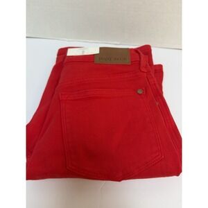 Judy Blue NWT Red Hi-Rise Tummy Control Red Bermuda Short Sz Small Style #150279